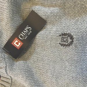 Chaps gray XL sweater